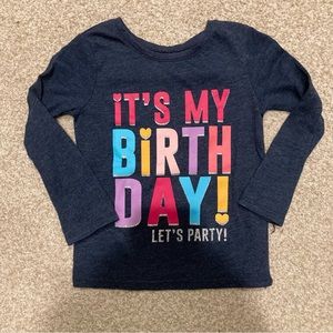 Girls Birthday Long Sleeve Shirt